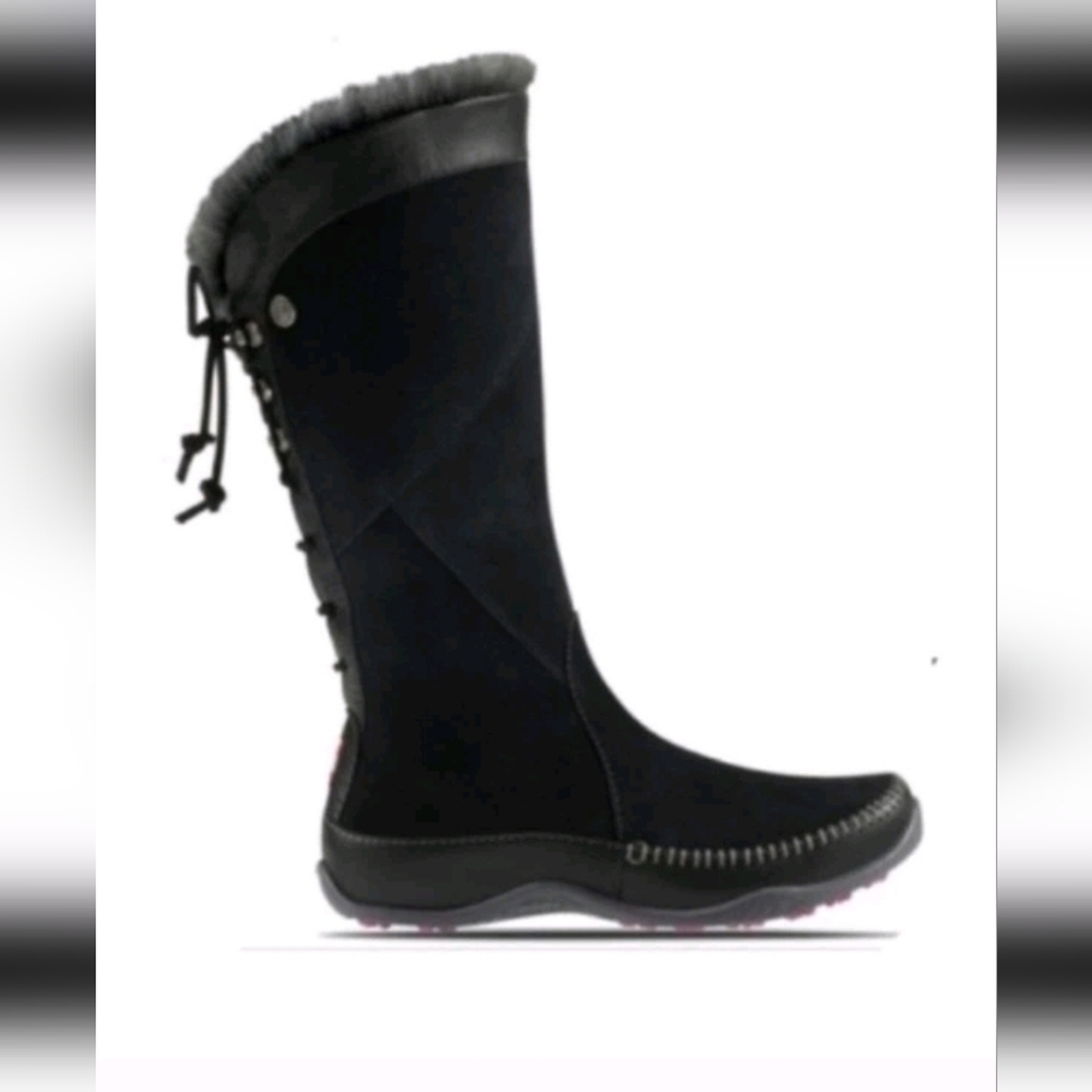 The North Face Womens Janey Winter Suede Cozy Faux Fur Lined Cold Weather Boot